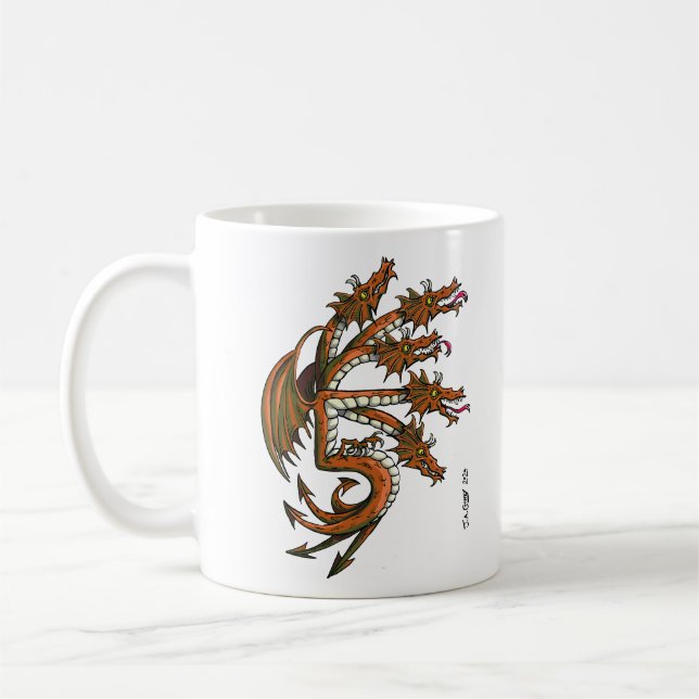Red Dragon Tasse (Links)
