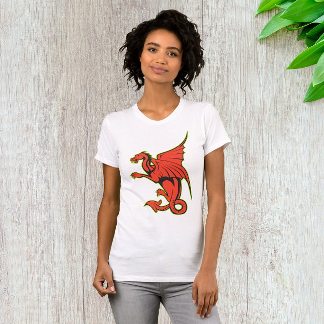 Red Dragon Womens T - Shirt (Von Creator hochgeladen)
