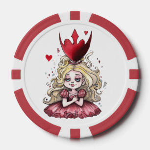 Red Dress Alice Pokerchips