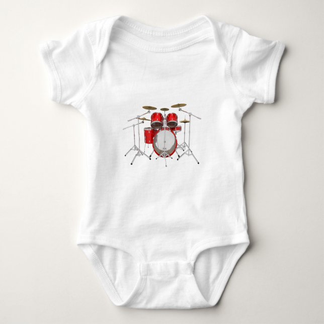 Red Drum Kit: Baby Strampler (Vorderseite)