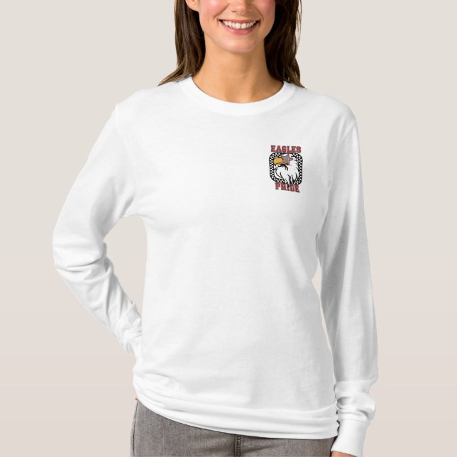 Red Eagles Pride Glitzer Team Spirit Shirt (Vorderseite)