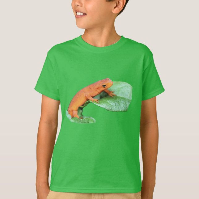 Red Eft Orange Salamander Nature T-Shirt (Vorderseite)