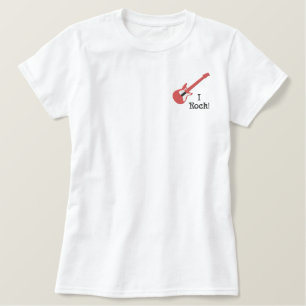 Red Electric Guitar Anpassbar Shirt 2