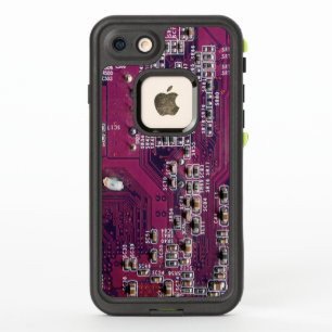 Red Electronic Circuit Board