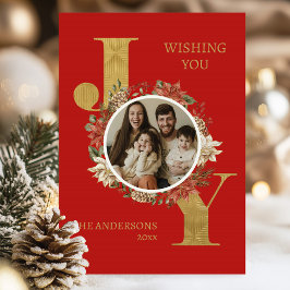 Red Elegant Foto Falten Weihnachten