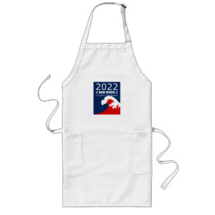 Red Elephant RED WAVE 2022 Midterm Elections USA Lange Schürze