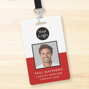 Red Employee Foto Company ID Ausweis