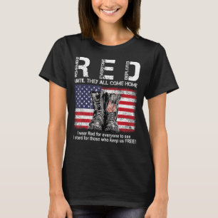RED erinnern sich an alle, die eingesetzt werden,  T-Shirt