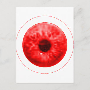 Red Eye schauen jGibney der MUSEUM Künstler Serie Postkarte