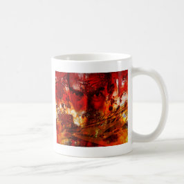 Red Face Graffiti Kaffeetasse