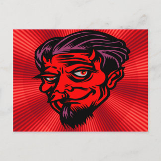 Red Faced Devil Postkarte