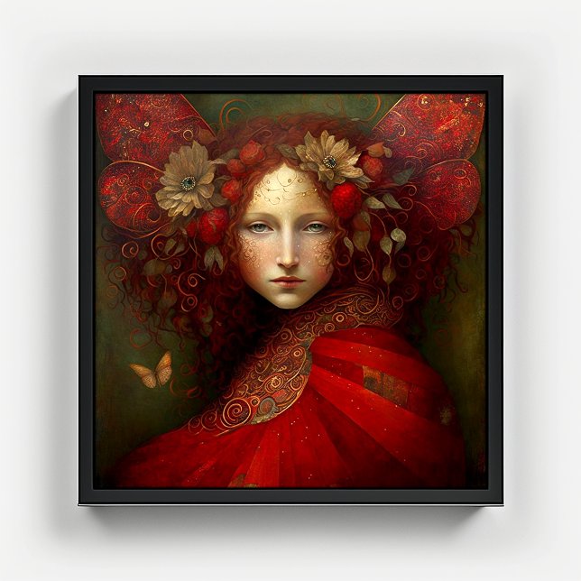 Red Fairy Fantasy Art Poster (Von Creator hochgeladen)