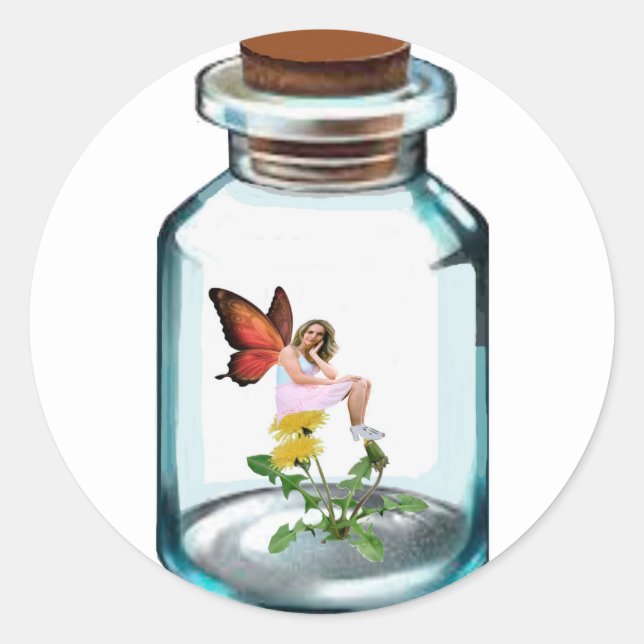 Red Fairy Umschlag Aufkleber (Vorderseite)