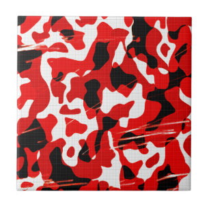 Red Fallout Camouflage (AOM Design) Fliese