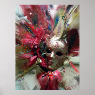 Red Fantasy Angel Poster