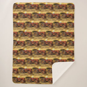 Red Farm Traktor Sherpadecke
