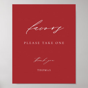 Red Favor Poster