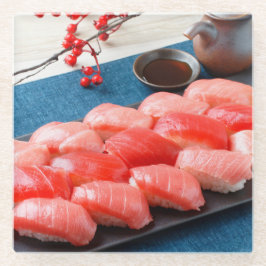 Red Feast - A luxurious plate filled with tuna Glasuntersetzer