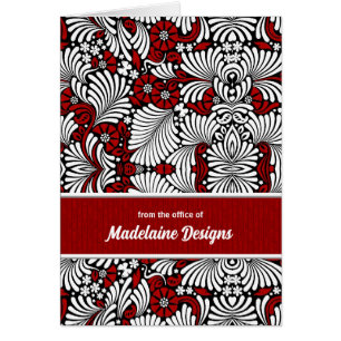 Red Fern Wood Professional Business Blank