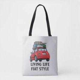 Red Fiat Car Tasche