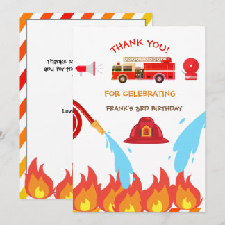Red Fire Truck Birthday Party Danke