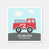 Red Fire Truck Birthday