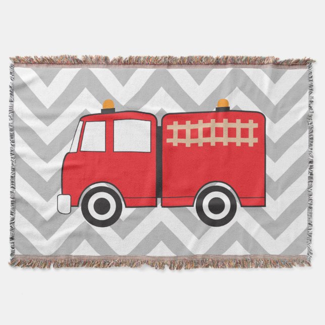 Red Fire Truck Decke (Vorderseite)