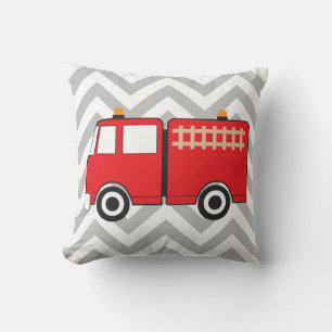 Red Fire Truck Kissen