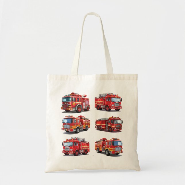 Red Fire Truck Tragetasche (Vorne)
