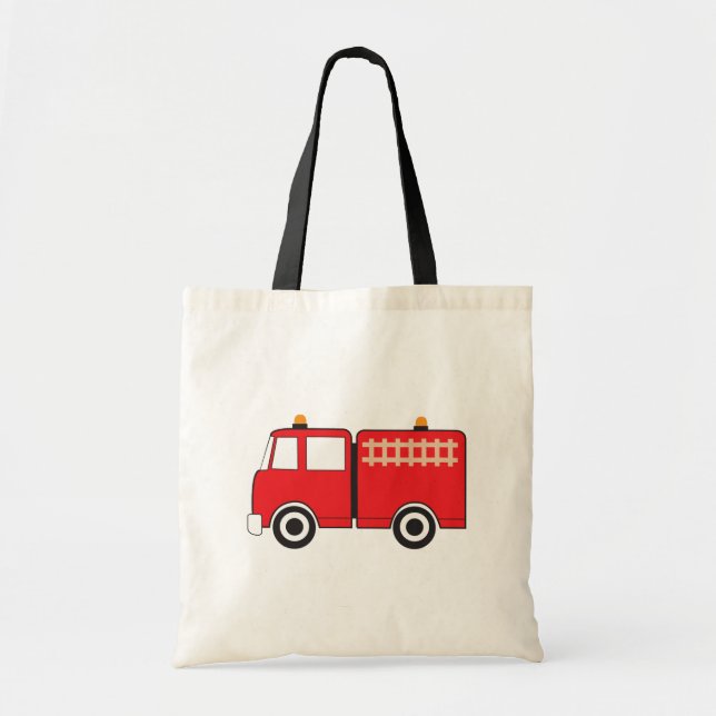 Red Fire Truck Tragetasche (Vorne)