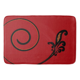 Red Flair Bathmat Badematte