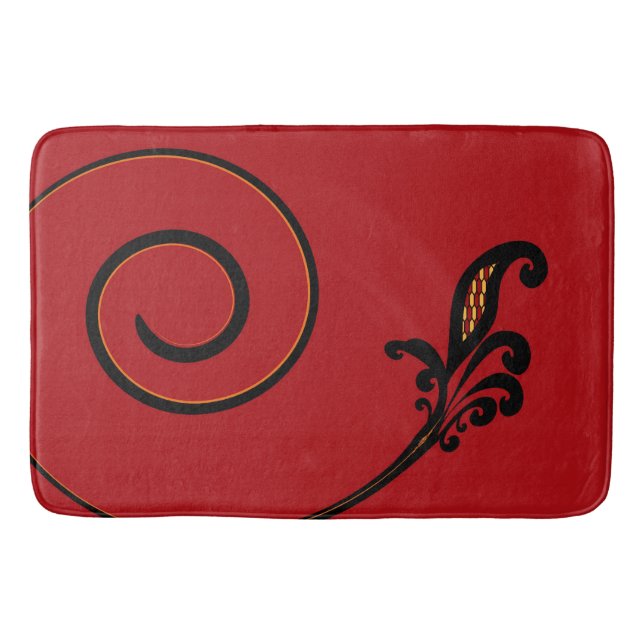 Red Flair Bathmat Badematte (Vorderseite)