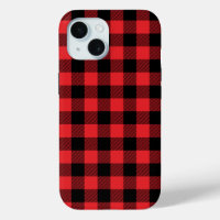 Red Flannel Buffalo Karo Pattern