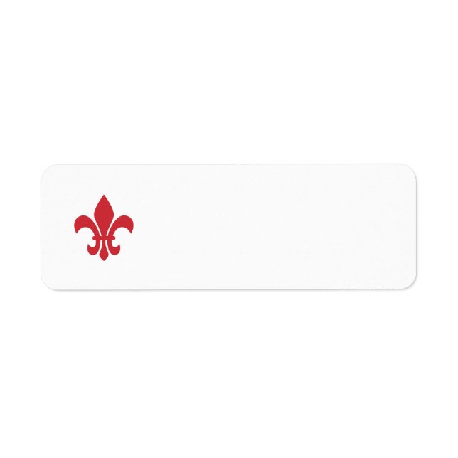 Red Fleur de Lys Blank (Vorne)