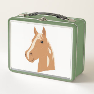 Red Flight the Happy Horse Metall Brotdose