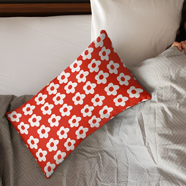 Red Floral Pillowcase Kissenbezug (Von Creator hochgeladen)
