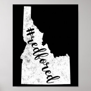 Red for Ed Idaho Public Bildung 1 Poster