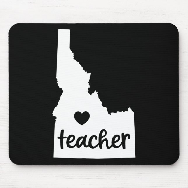 Red for Ed Idaho Public Bildung 7 Mousepad (Vorne)