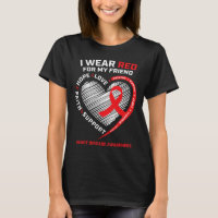 Red for My Friend Heart Disease Awareness Gif