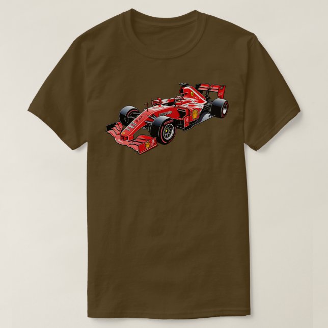 Red Formel 1 T-Shirt (Design vorne)