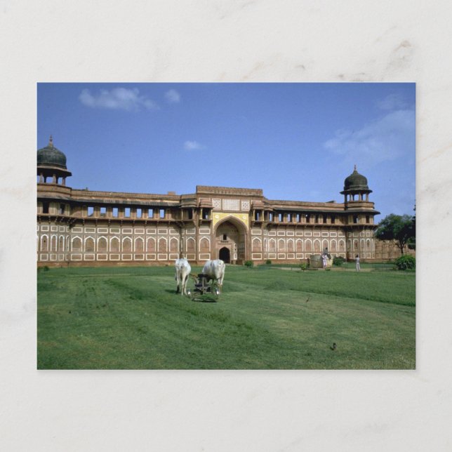 Red Fort, Agra, Rajasthan, Indien Postkarte (Vorderseite)
