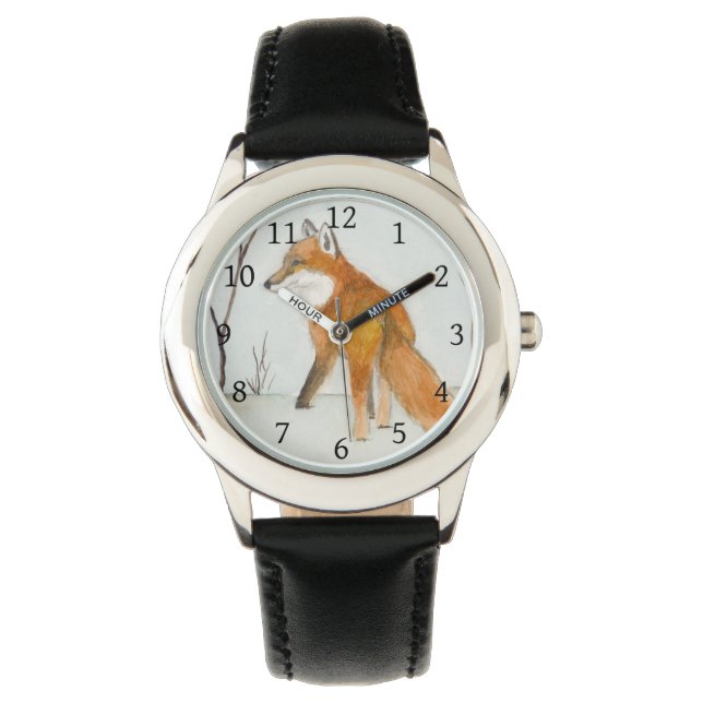 Red Fox Armbanduhr (Vorderseite)