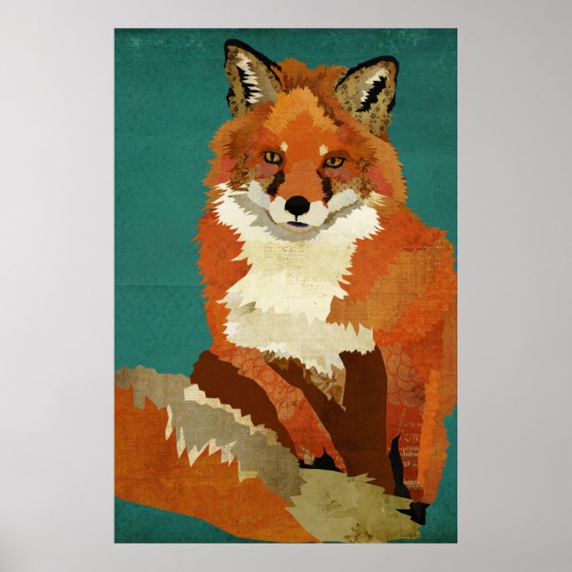 Red Fox Art Poster (Vorne)