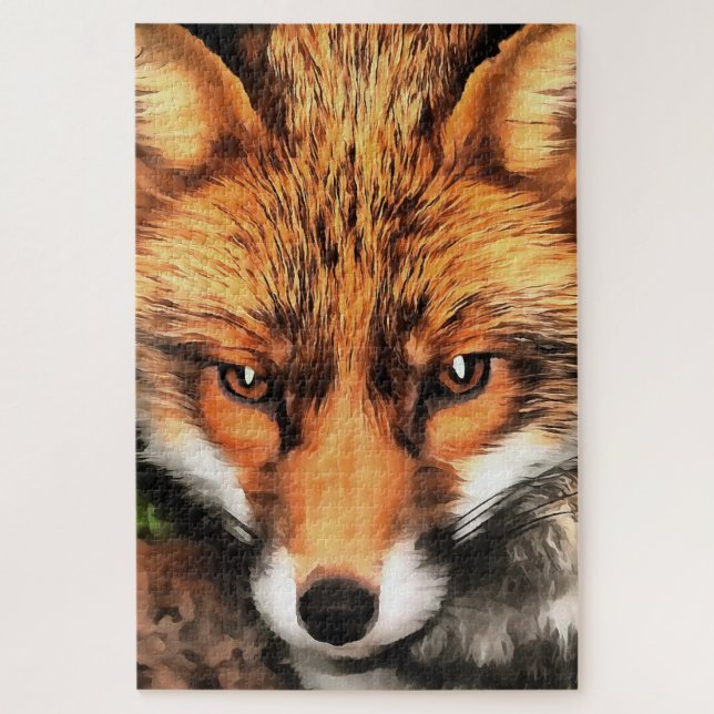 Red Fox Beautiful Wildlife Art (Vertikal)