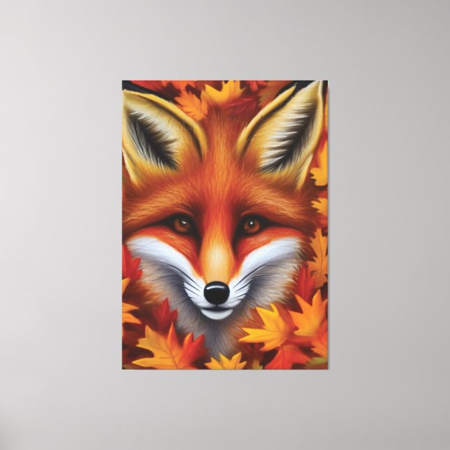 Red Fox Canvas Print Leinwanddruck (Vorderseite)