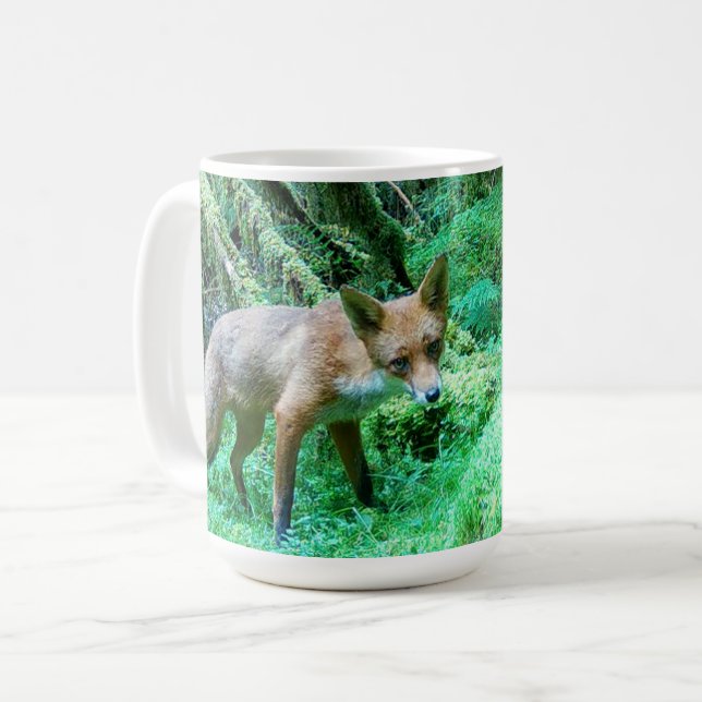Red Fox Cub Tasse (Vorderseite Links)