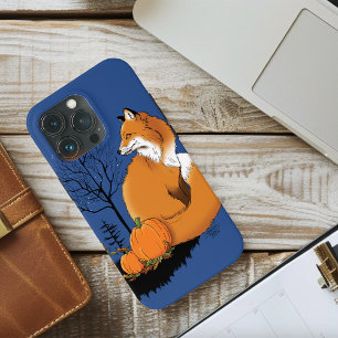 Red Fox Forest Pumpkins Case-Mate iPhone Hülle
