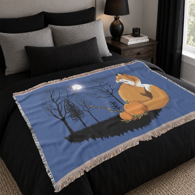 Red Fox Forest Pumpkins Decke (Von Creator hochgeladen)