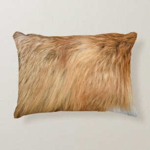 Red Fox Fur Muster Tile Dekokissen