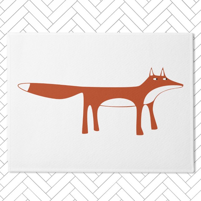 Red Fox Fußmatte (Red fox door mat)